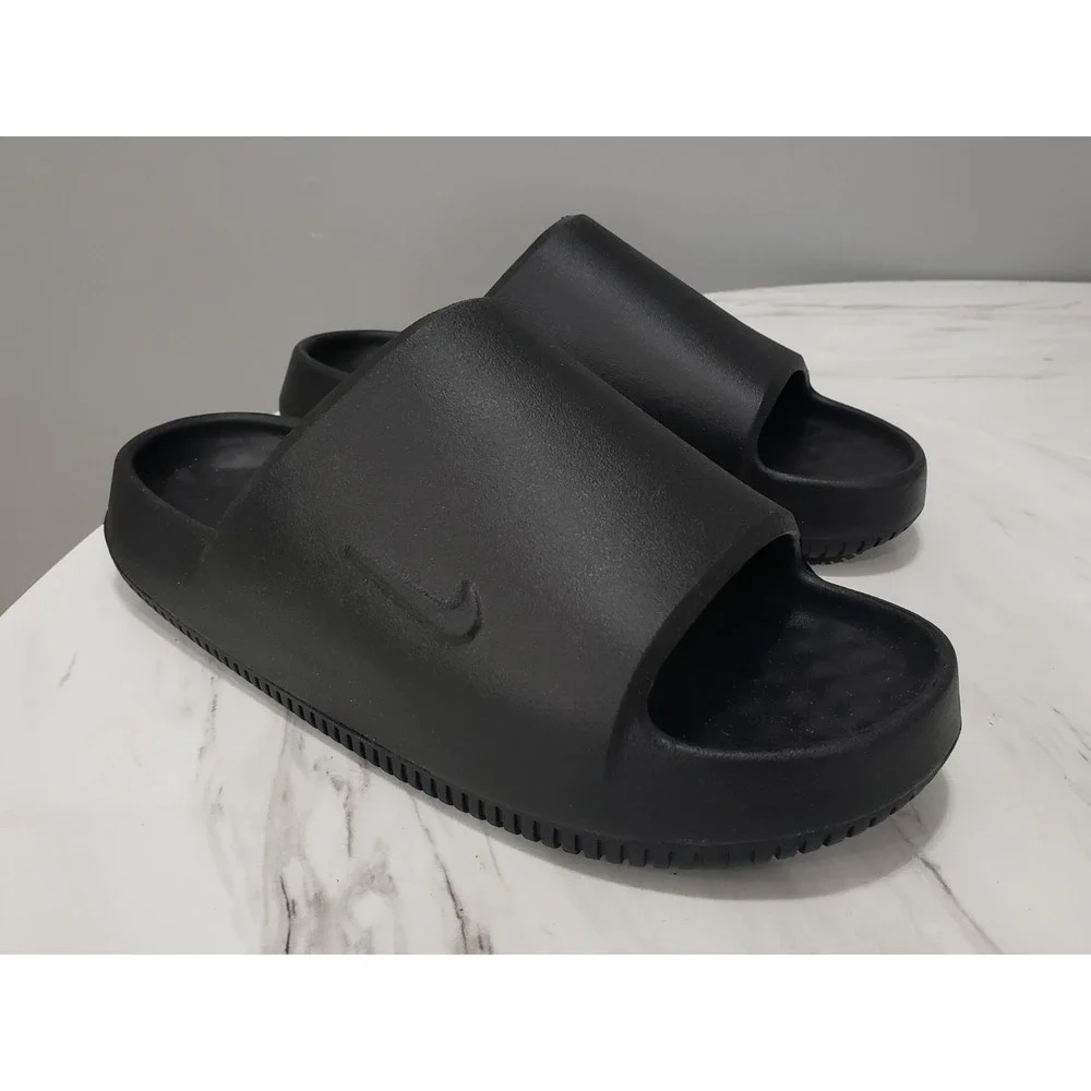 NEW MENS 10 / WOMENS 11 Nike Calm 2.0 Slide Black IB0183-001 SLIP ON SANDALS